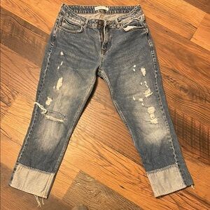 Distressed Denim Jeans